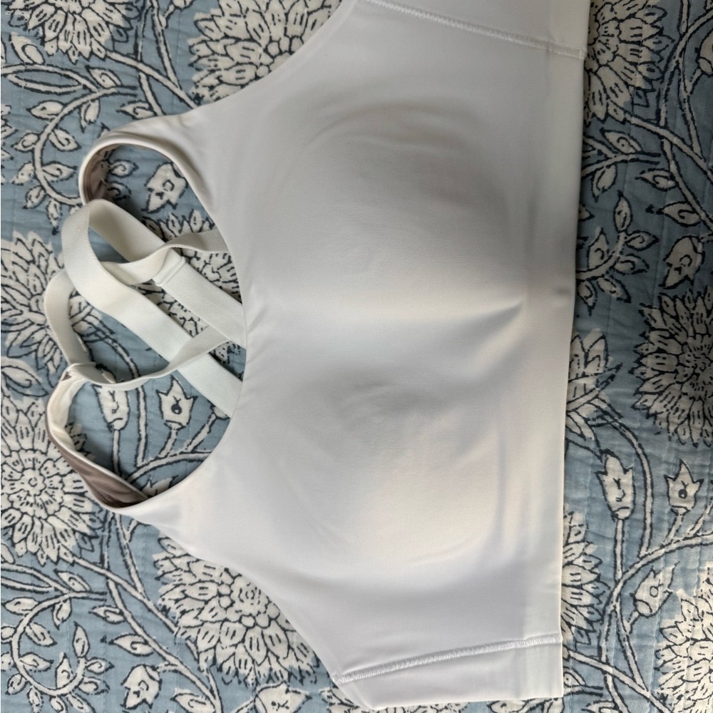 White Sports Bra